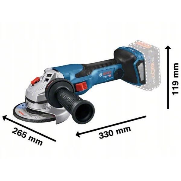 Акумуляторна безщіткова кутова шліфмашина Bosch Professional GWS 18V-15 C, без акб (06019H6000) 726334 фото