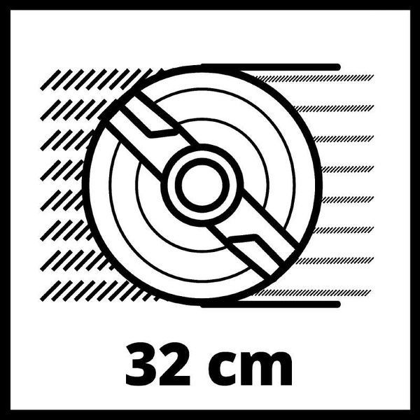 Газонокосарка акумуляторна безщіткова Einhell GE-CM 18/32 Li (3413256K) 732169 фото