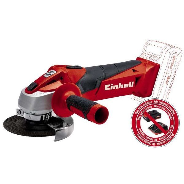 Кутова шліфувальна машина акумуляторна Einhell TC-AG 18/115 Li - Solo (без акум.) (4431130) 725994 фото