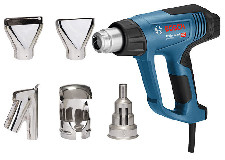 Фен технічний Bosch Professional GHG 23-66 з 5 насадками (06012A6301) 726243 фото