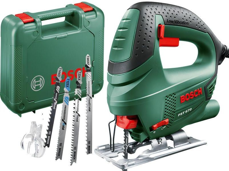 Лобзик Bosch PST 670 в чемодані (06033A0722) 726470 фото