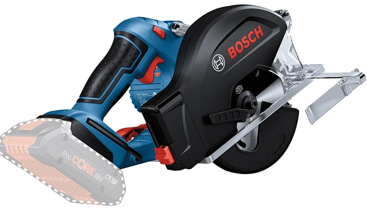 Акумуляторна циркулярна пила Bosch Professional GKM 18V-50, без акб та з/п (06016B8000) 726349 фото