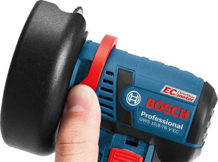 Болгарка акумуляторна Bosch Professional GWS 12V-76 в L-Boxx 102 з 2 акб GBA 12V 3.0Ah та з/п GAL 12 (06019F200B) 726386 фото