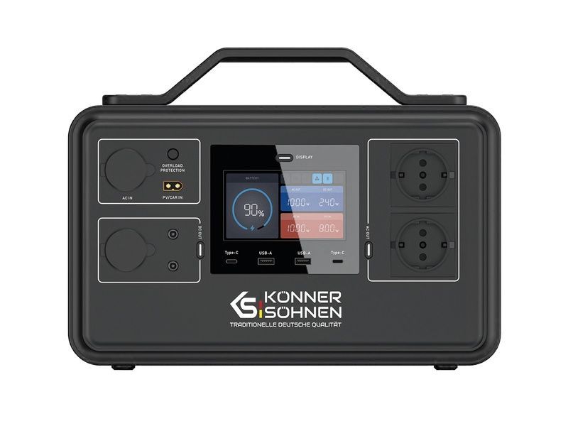 Электростанция портативная Konner&Sohnen KS 1200PS 727456 фото