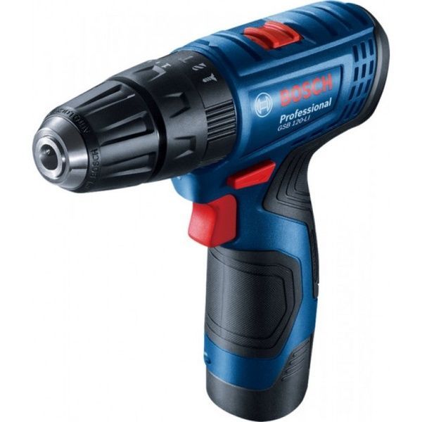 Акумуляторний ударний дриль-шурупокрут Bosch Professional GSB 120-Li в кейсі з 2 акб GBA 12V 2.0 Ah (06019G8100) 726227 фото