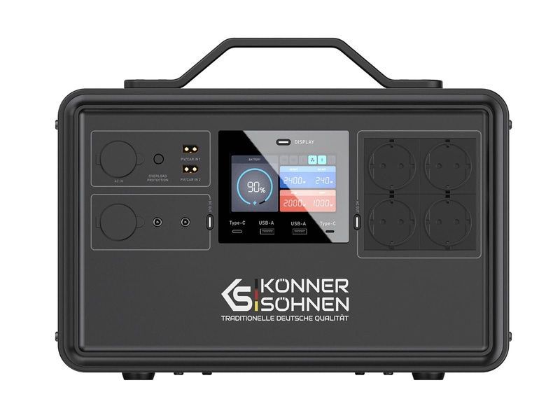 Электростанция портативная Konner&Sohnen KS 2400PS 727457 фото