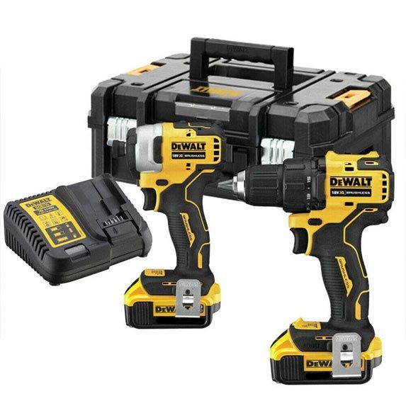 Набор из двух аккумуляторных бесщеточных инструментов DeWALT DCK2062M2T 727107 фото