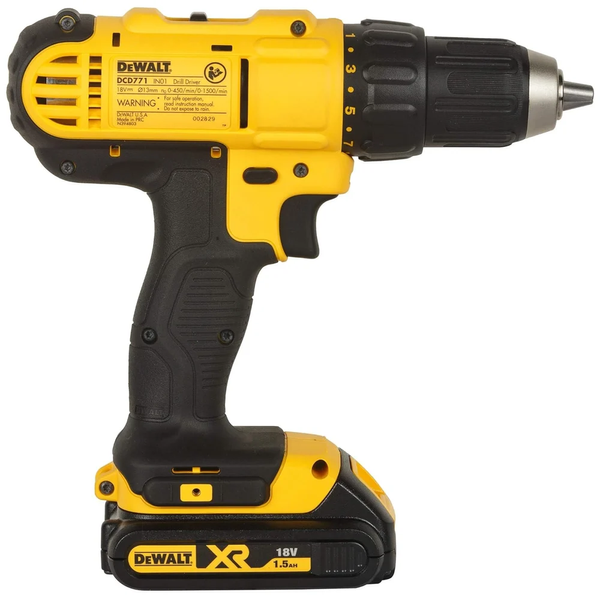 Дриль-шурупокрут акумуляторний DeWALT DCD771S2 727013 фото